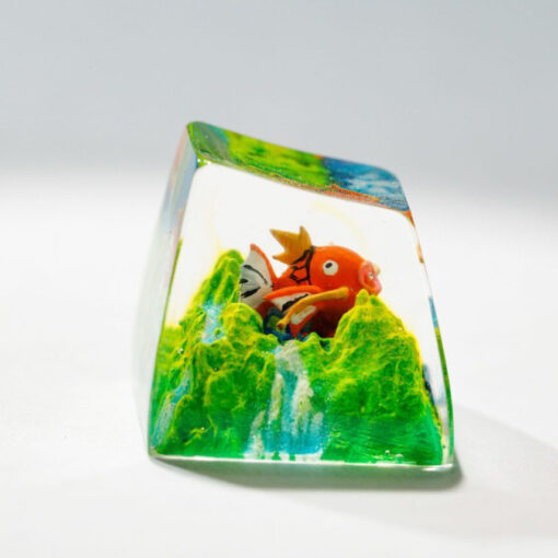 Magikarp Pokemon Keycaps Artisan Custom Resin Keycaps