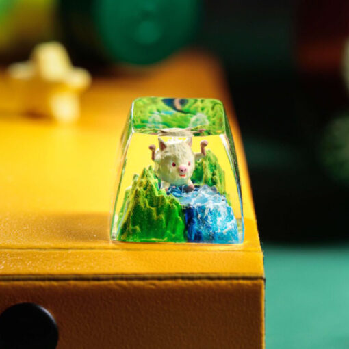 Mankey Pokemon Keycaps Artisan Custom Resin Keycaps