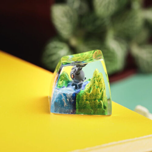 Marshadow Pokemon Keycaps Artisan - Custom Resin Keycaps