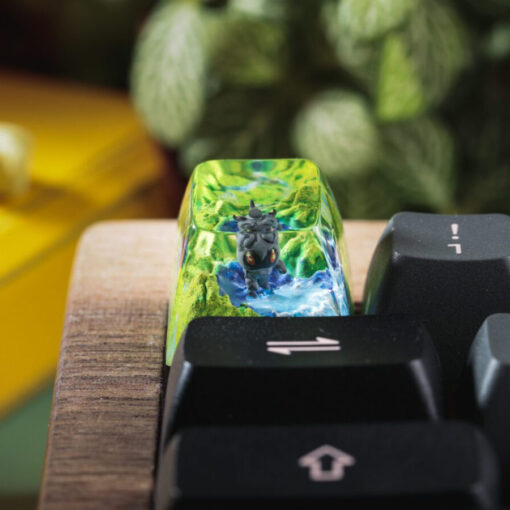 Marshadow Pokemon Keycaps Artisan - Custom Resin Keycaps