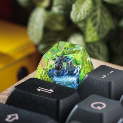 Marshadow Pokemon Keycaps Artisan - Custom Resin Keycaps