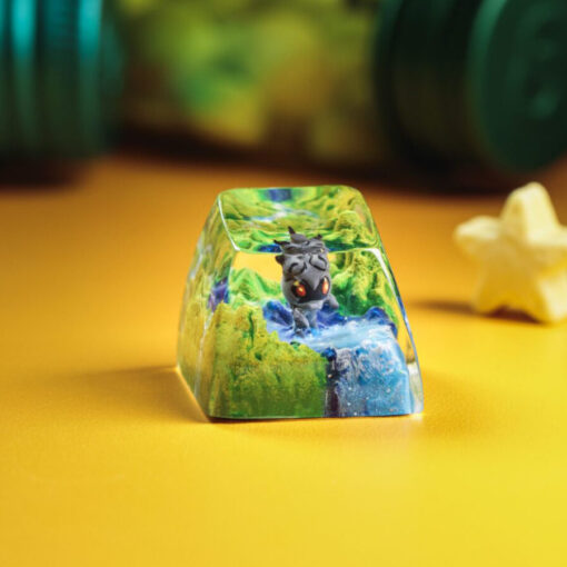 Marshadow Pokemon Keycaps Artisan - Custom Resin Keycaps