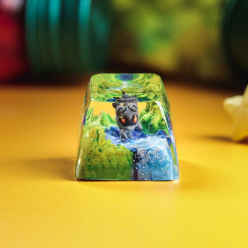 Marshadow Pokemon Keycaps Artisan - Custom Resin Keycaps