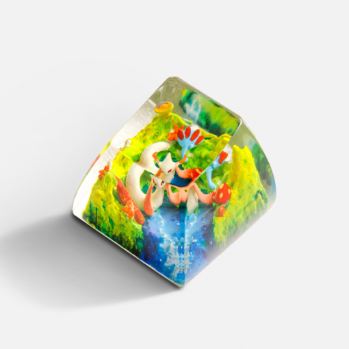 Milotic Pokemon Keycaps Artisan - Custom Resin Keycaps