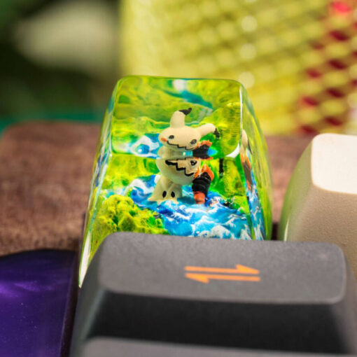 Mimikyu Pokemon Keycaps Artisan Custom Resin Keycaps