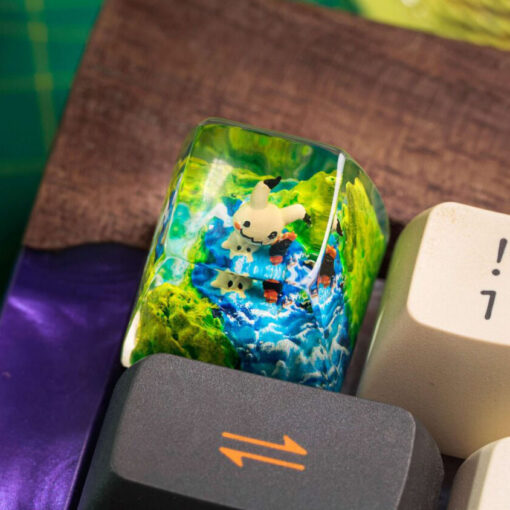 Mimikyu Pokemon Keycaps Artisan Custom Resin Keycaps