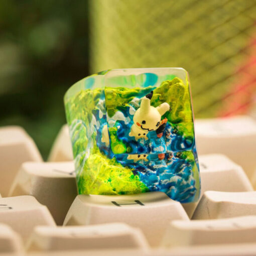 Mimikyu Pokemon Keycaps Artisan Custom Resin Keycaps