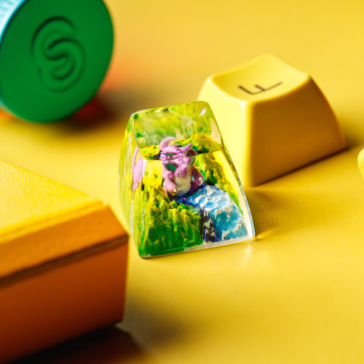 Nidoking Pokemon Keycaps Artisan Custom Resin Keycaps (6)