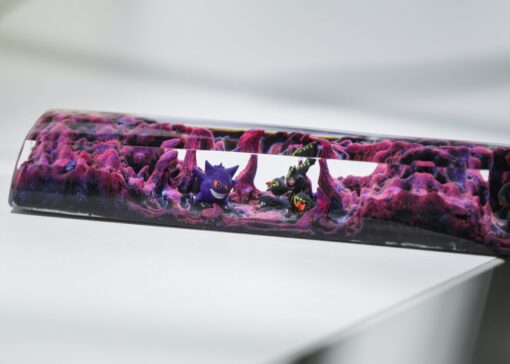 Pokemon Spacebar Keycaps Gengar, Mega Banette, Giratina, Darkrai