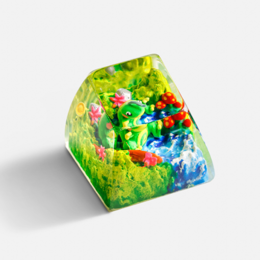 Politoed Pokemon Keycaps Artisan - Custom Resin Keycaps