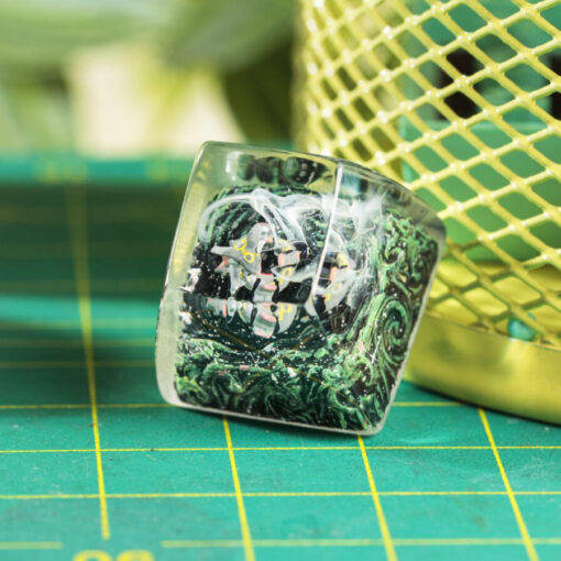 Rayquaza Pokemon Keycaps Artisan Custom Resin Keycaps