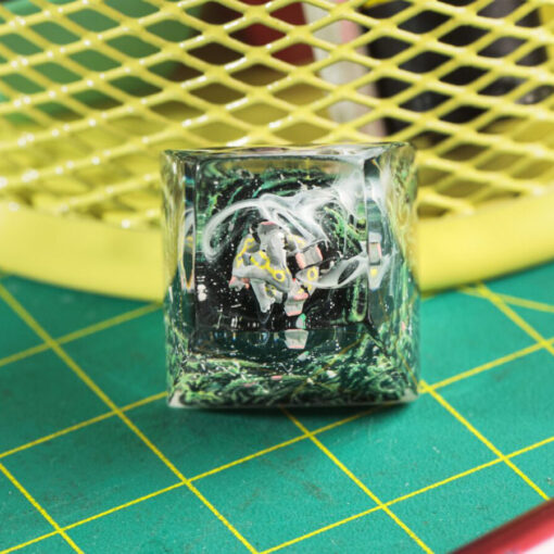 Rayquaza Pokemon Keycaps Artisan Custom Resin Keycaps