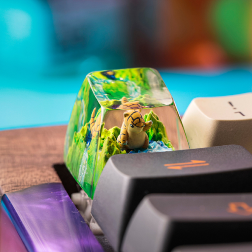 Sandshrew Pokemon Keycaps Artisan Custom Resin Keycaps (10)