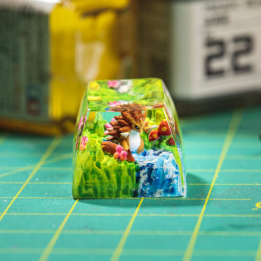 Sandslash Pokemon Keycaps Artisan Custom Resin Keycaps