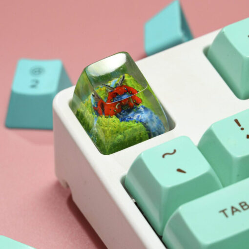 Scizor Pokemon Keycaps Artisan - Custom Resin Keycaps