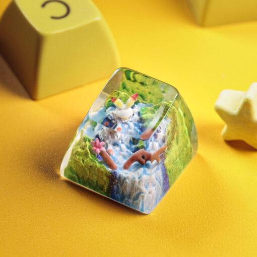 Scorbonny Pokemon Keycaps Artisan Custom Resin Keycaps