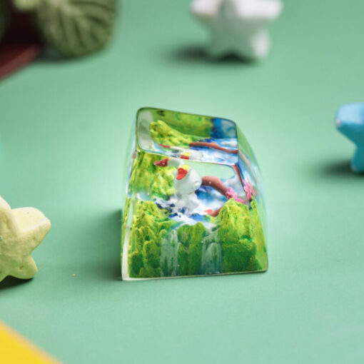 Scorbonny Pokemon Keycaps Artisan Custom Resin Keycaps