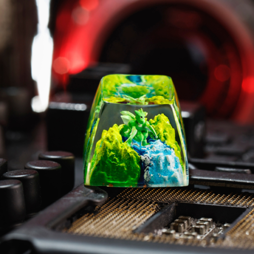 Scyther Pokemon Keycaps Artisan Custom Resin Keycaps (2)