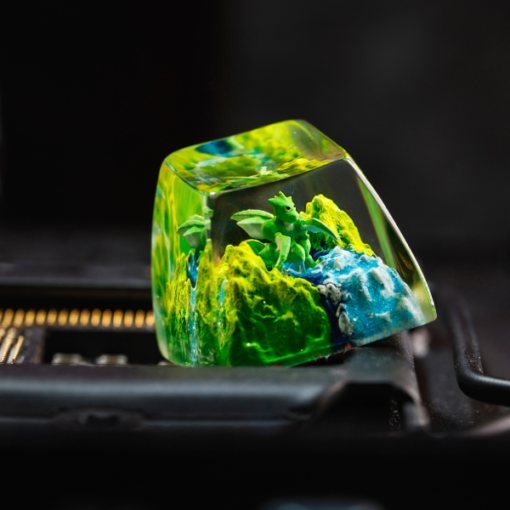 Scyther Pokemon Keycaps Artisan Custom Resin Keycaps (3)