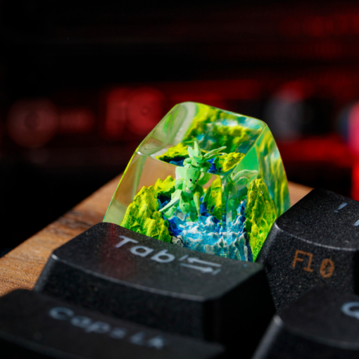 Scyther Pokemon Keycaps Artisan Custom Resin Keycaps (8)