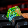 Scyther Pokemon Keycaps Artisan Custom Resin Keycaps (9)