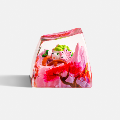 Shaymin Pokemon Keycaps Artisan Custom Resin Keycaps (2)