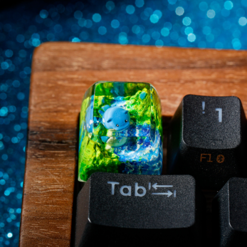 Spheal Pokemon Keycaps Artisan - Custom Resin Keycaps