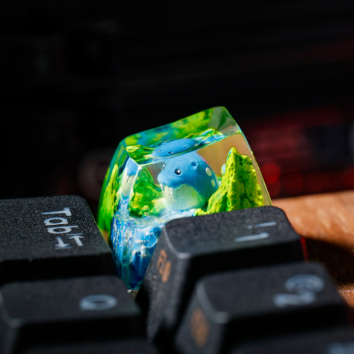 Spheal Pokemon Keycaps Artisan - Custom Resin Keycaps