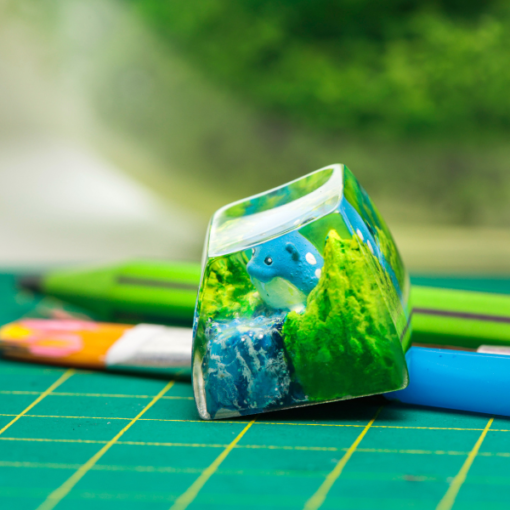 Spheal Pokemon Keycaps Artisan - Custom Resin Keycaps