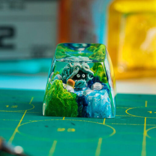 Tangela Pokemon Keycaps Artisan Custom Resin Keycaps