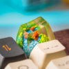 Torchic Pokemon Keycaps Artisan Custom Resin Keycaps (1)