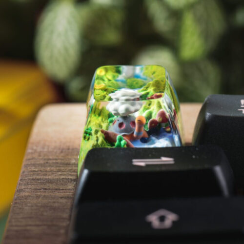 Torkoal Pokemon Keycaps Artisan - Custom Resin Keycaps