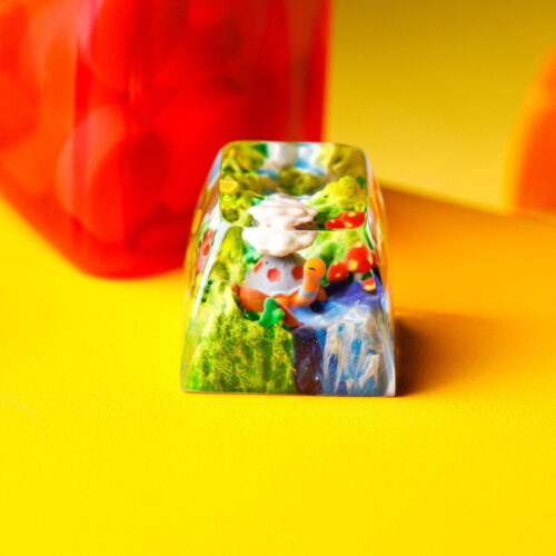 Torkoal Pokemon Keycaps Artisan - Custom Resin Keycaps