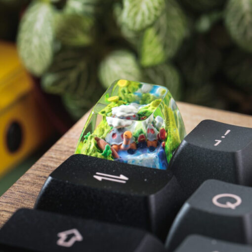 Torkoal Pokemon Keycaps Artisan - Custom Resin Keycaps