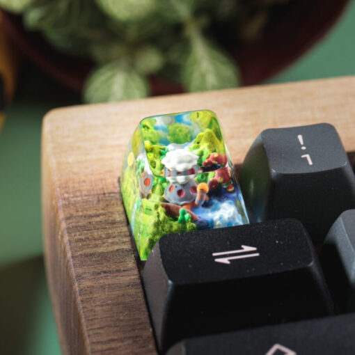 Torkoal Pokemon Keycaps Artisan - Custom Resin Keycaps