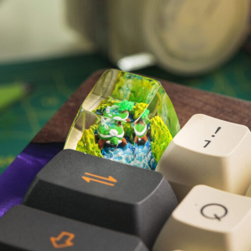 Torterra Pokemon Keycaps Artisan Custom Resin Keycaps