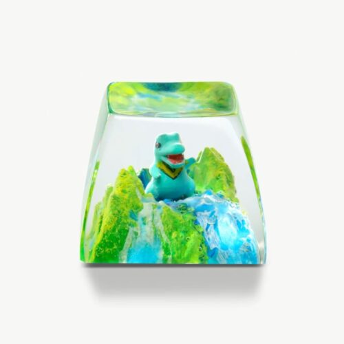 Totodile Pokemon Keycaps Artisan Custom Resin Keycaps