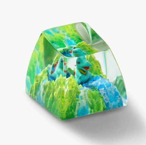 Totodile Pokemon Keycaps Artisan Custom Resin Keycaps