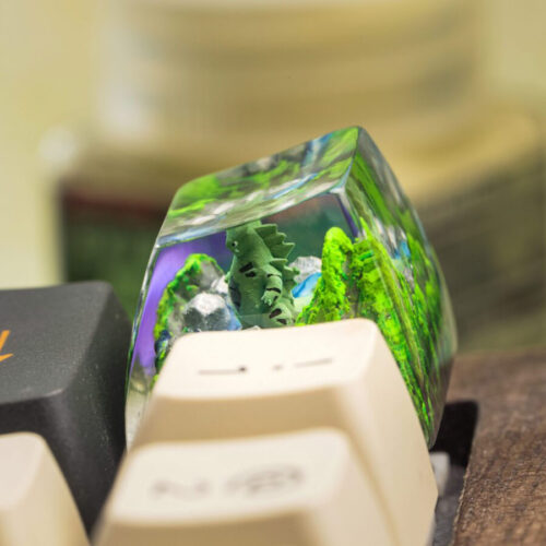 Tyraniar Pokemon Keycaps Artisan - Custom Resin Keycaps