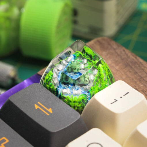 Tyraniar Pokemon Keycaps Artisan - Custom Resin Keycaps