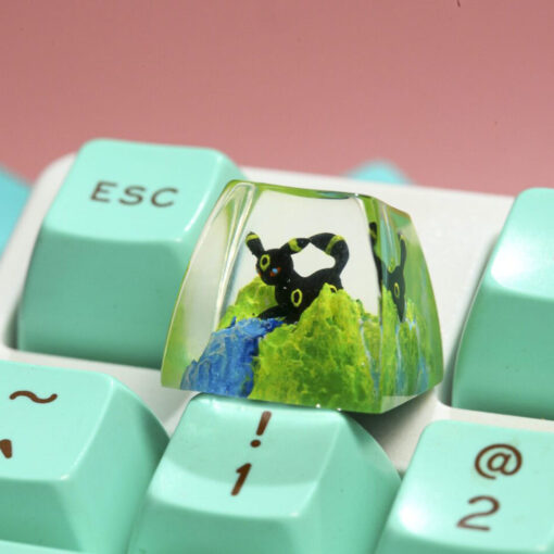 Umbreon Pokemon Keycaps Artisan Custom Resin Keycaps