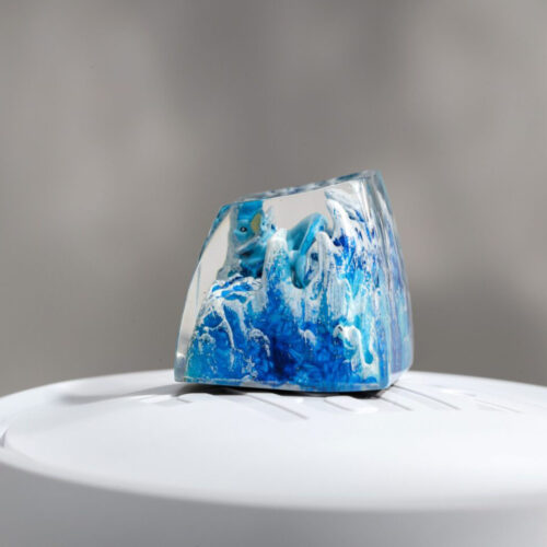 Vaporeon Pokemon Keycaps Artisan - Custom Resin Keycaps