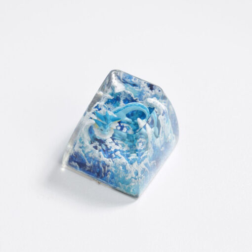 Vaporeon Pokemon Keycaps Artisan - Custom Resin Keycaps