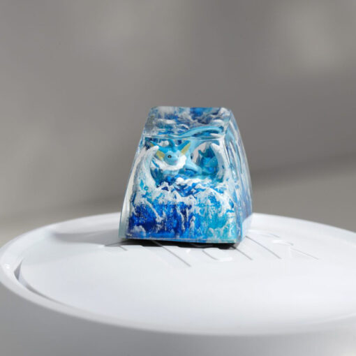 Vaporeon Pokemon Keycaps Artisan - Custom Resin Keycaps