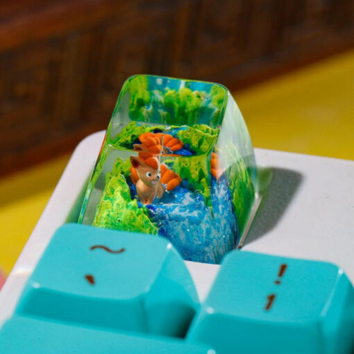 Vulix Pokemon Keycaps Artisan Custom Resin Keycaps