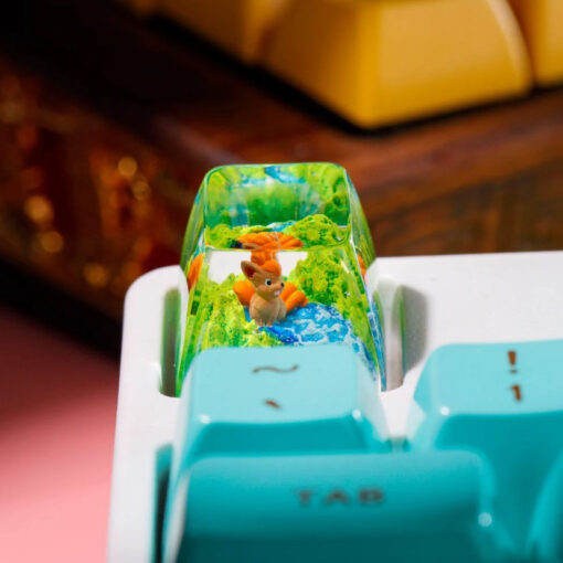 Vulix Pokemon Keycaps Artisan Custom Resin Keycaps