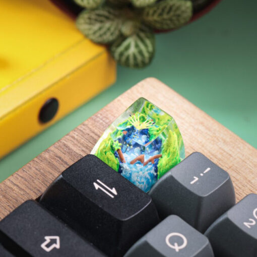 Xerneas Pokemon Keycaps Artisan - Custom Resin Keycaps