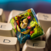 Yamper Pokemon Keycaps Artisan Custom Resin Keycaps (11)