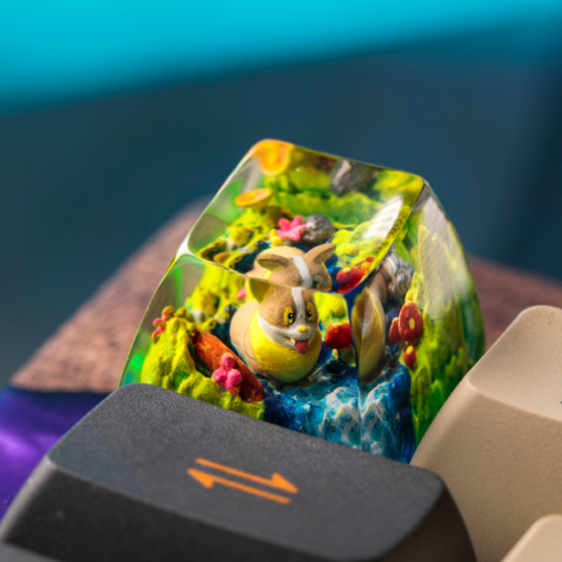 Yamper Pokemon Keycaps Artisan Custom Resin Keycaps (13)