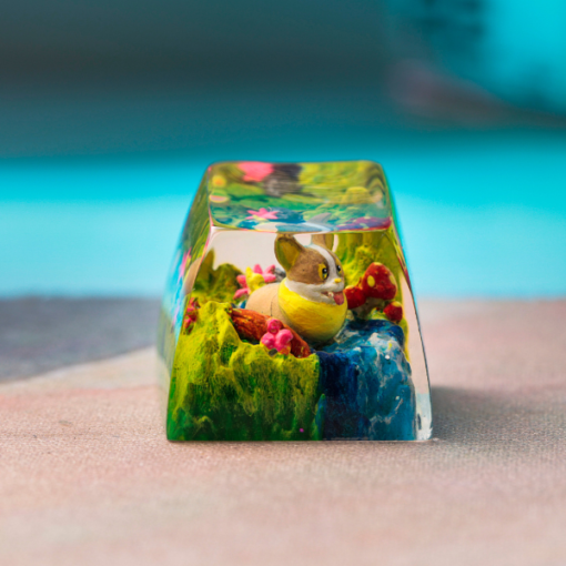 Yamper Pokemon Keycaps Artisan Custom Resin Keycaps (2)